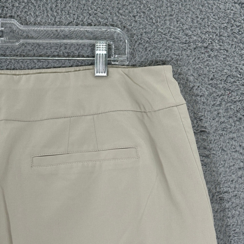 Chico's Zenergy Golf Skort Women Size XL Tan Khaki Excellent Stretch Pockets - Picture 9 of 13